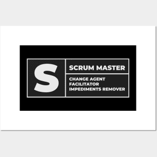 Scrum Master advisory sign Posters and Art